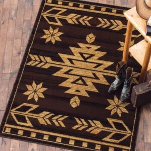 Desert Arrow Brown Pattern Rug Sport Decor Gift Floor Decor Living Room Carpet Rug Area Rug - ea2e9e657d41