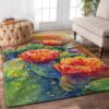 Desert Bloom Cactus And Hummingbird Rug Sport Decor Gift Floor Decor Living Room Carpet Rug Area Rug - f3c2ef6399e3