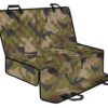 Desert Green Camouflage Print Pet Car Back Seat Cover - 24fdb7373ed2