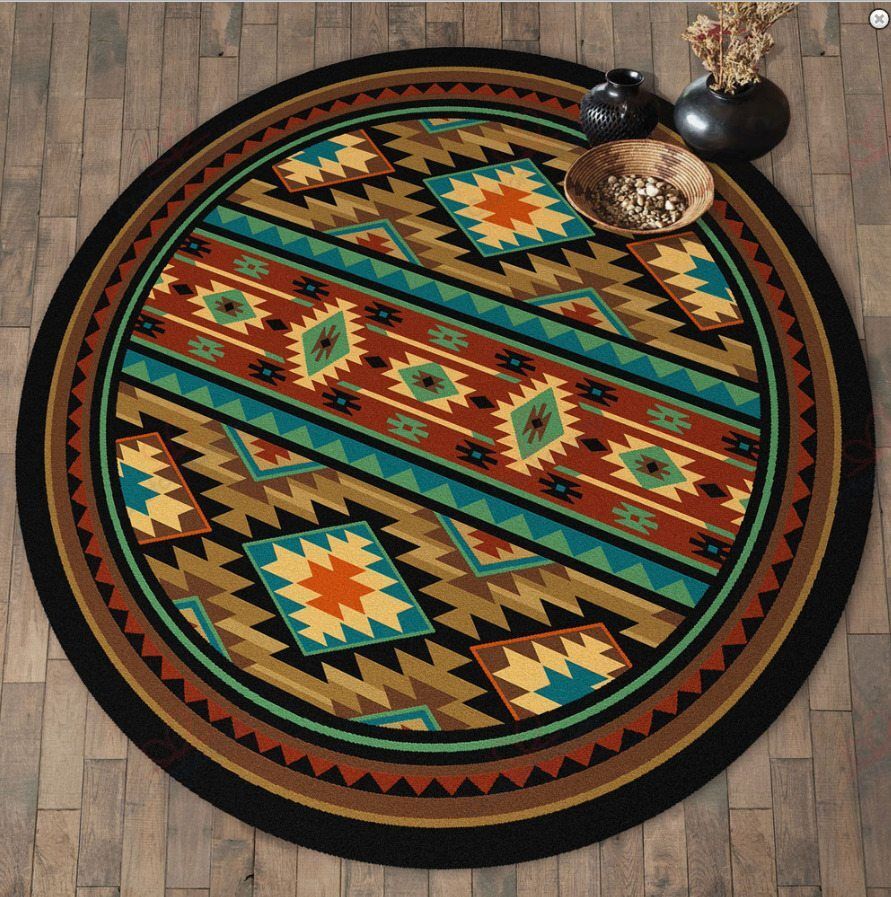 Desert Star Round Carpet Floor Rug Living Room Bedroom Decor Round Area Rug Carpet Desert Star Round Carpet Floor Rug Living Room Bedroom Decor Round Area Rug Carpet