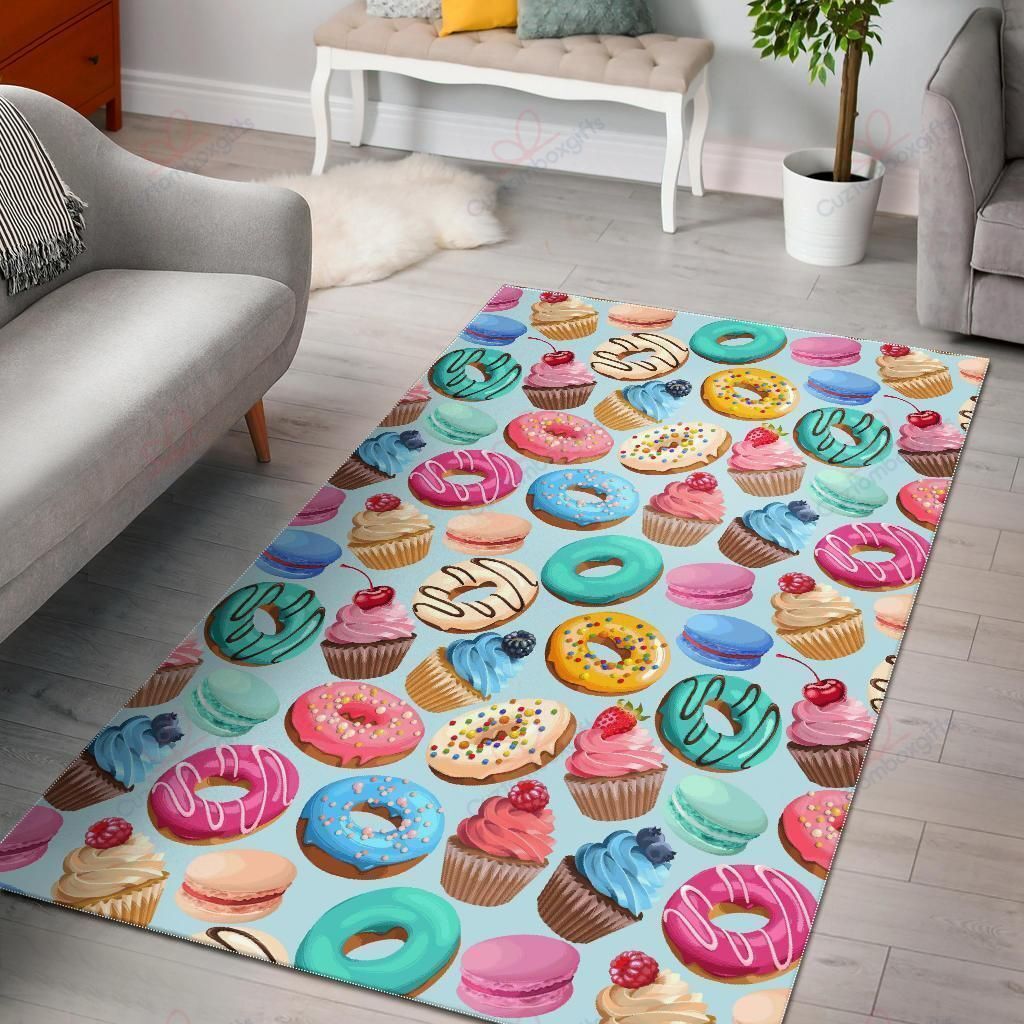 Dessert Cupcake Pattern Rug Sport Decor Gift Floor Decor Living Room Carpet Rug Area Rug - 980ed3c4907a Dessert Cupcake Pattern Rug Sport Decor Gift Floor Decor Living Room Carpet Rug Area Rug - 980ed3c4907a