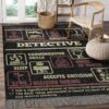 Detective Typical Features Rug Sport Decor Gift Floor Decor Living Room Carpet Rug Area Rug - 949e4e8bdfef