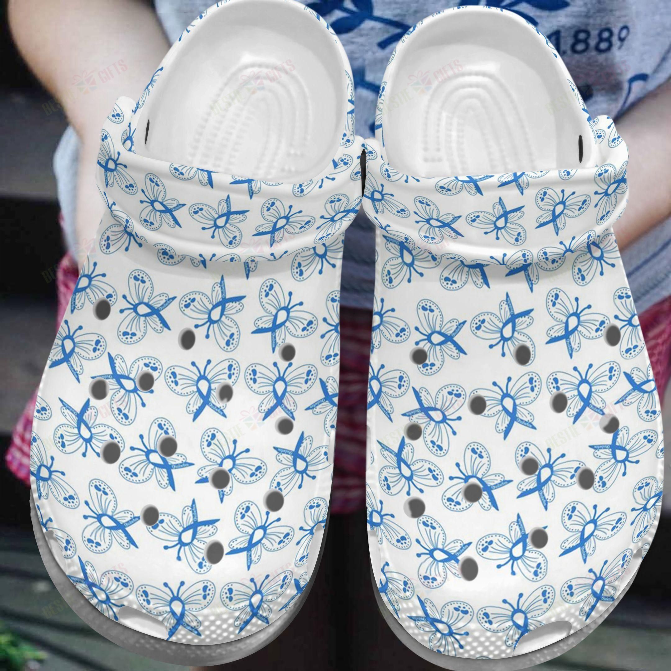 Diabetes Crocs Clog Classic Clog We Wear Blue Shoes Diabetes Crocs Clog Classic Clog We Wear Blue Shoes