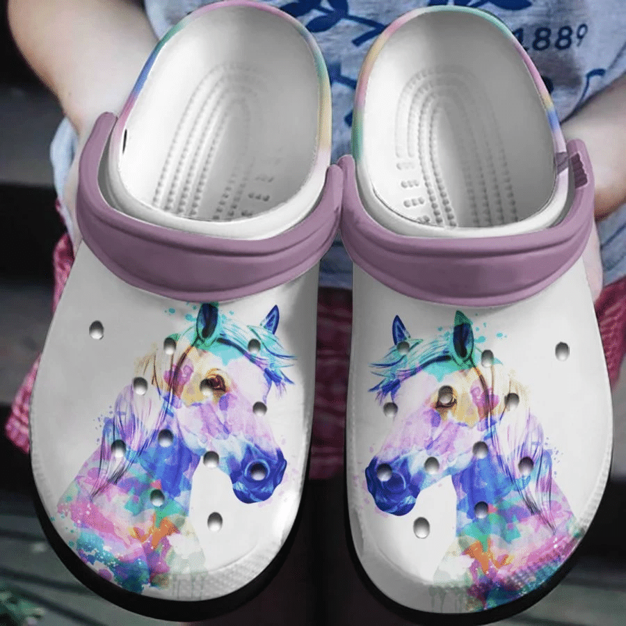 Diamond Painting Crocs Clog Shoes -Horse Head Shoes Crocbland Clog Birthday Gifts For Girl Daughter Sister Diamond Painting Crocs Clog Shoes -Horse Head Shoes Crocbland Clog Birthday Gifts For Girl Daughter Sister
