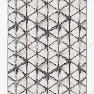 Diamond Shibori Charcoal Patern Rug Sport Decor Gift Floor Decor Living Room Carpet Rug Area Rug - e3862b7354aa