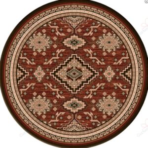 Diamond Trails Round Carpet Floor Rug Living Room Bedroom Decor Round Area Rug Carpet