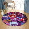 Dice Round Carpet Floor Rug Living Room Bedroom Decor Round Area Rug Carpet