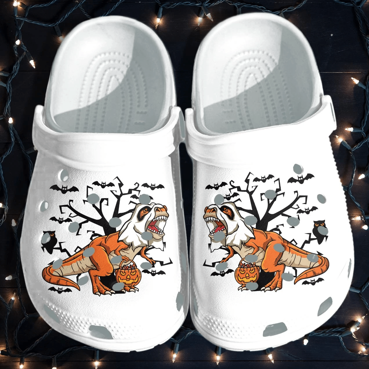 Dinosaur Disguise Halloween Shoes Clog – Owl On Tree Crocs Clog Crocband Clog Birthday Gift For Man Women Dinosaur Disguise Halloween Shoes Clog – Owl On Tree Crocs Clog Crocband Clog Birthday Gift For Man Women