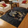 Dinosaur Grey Rug Sport Decor Gift Floor Decor Living Room Carpet Rug Area Rug - 1e16b8966a4a