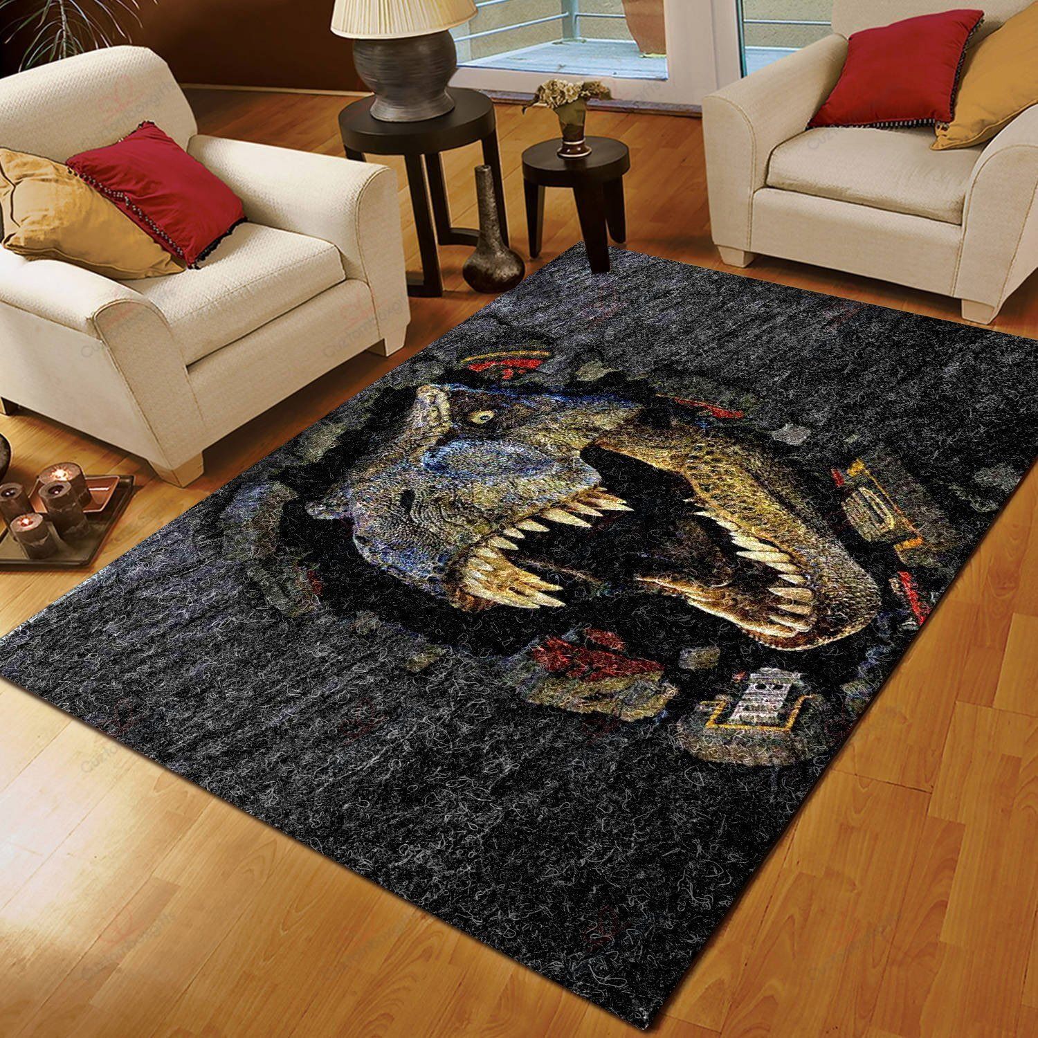 Dinosaur Grey Rug Sport Decor Gift Floor Decor Living Room Carpet Rug Area Rug - 1e16b8966a4a Dinosaur Grey Rug Sport Decor Gift Floor Decor Living Room Carpet Rug Area Rug - 1e16b8966a4a