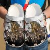 Dinosaur Lovers Sku 835 Crocs Crocband Clog Comfortable For Mens Womens Classic Clog Water Shoes