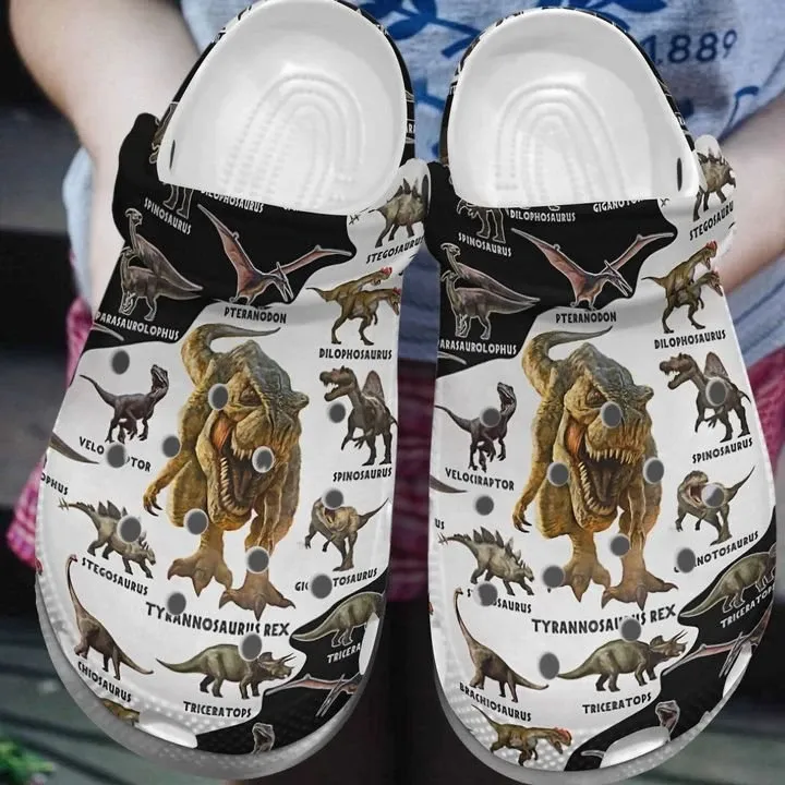 Dinosaur Personalize Clog Custom Crocs Fashionstyle Comfortable For Women Men Kid Print 3D Love Dinosaurs Dinosaur Personalize Clog Custom Crocs Fashionstyle Comfortable For Women Men Kid Print 3D Love Dinosaurs