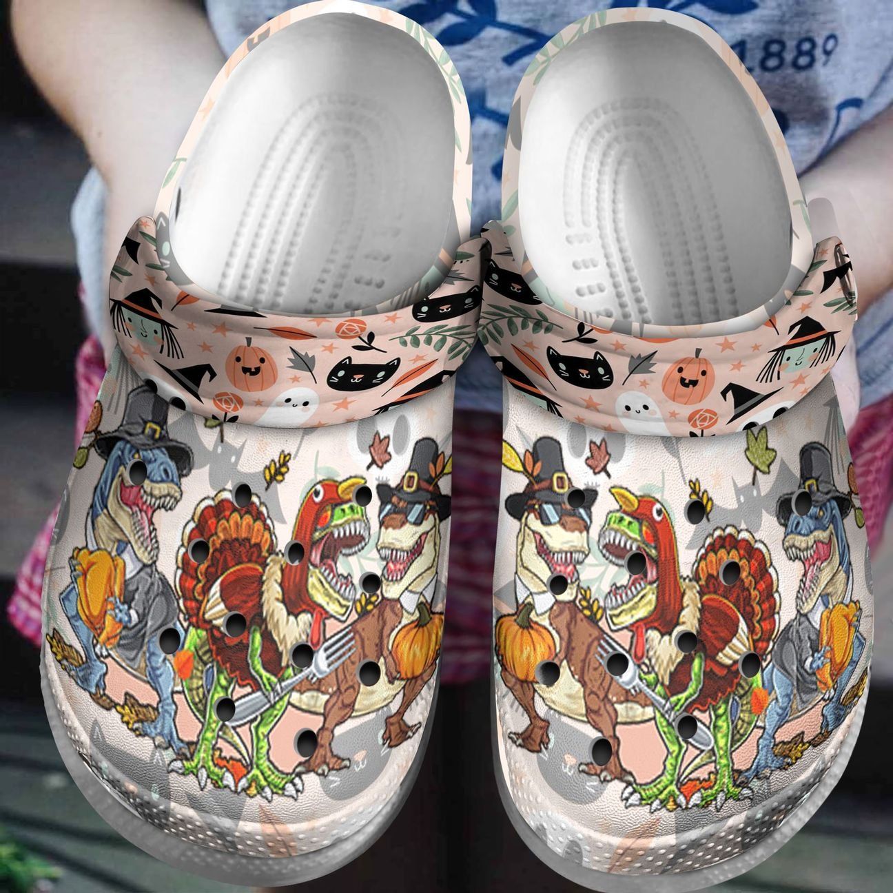 Dinosaur Personalized Clog Custom Crocs Comfortablefashion Style Comfortable For Women Men Kid Print 3D Halloween Dinosaur Dinosaur Personalized Clog Custom Crocs Comfortablefashion Style Comfortable For Women Men Kid Print 3D Halloween Dinosaur