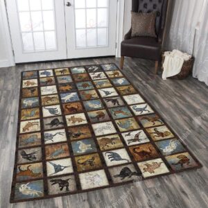 Dinosaur Quest Rug Sport Decor Gift Floor Decor Living Room Carpet Rug Area Rug - 020e5bddc736