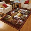 Dinosaur Types Rug Sport Decor Gift Floor Decor Living Room Carpet Rug Area Rug - ee1283631530