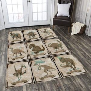 Dinosaur World 2 Rug Sport Decor Gift Floor Decor Living Room Carpet Rug Area Rug - f8745129bdd2