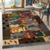Dinosaur World Rug Sport Decor Gift Floor Decor Living Room Carpet Rug Area Rug - 9ac43dd0d483