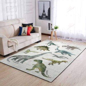 Dinosaurs Art Rug Sport Decor Gift Floor Decor Living Room Carpet Rug Area Rug - c99ab9bcf461
