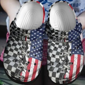 Dirt Track Racing Personalized Clog Custom Crocs Comfortablefashion Style Comfortable For Women Men Kid Print 3D