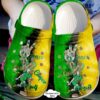 Disc Golf Personalized Peace Love Sku 828 Crocs Crocband Clog Comfortable For Mens Womens Classic Clog Water Shoes