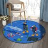 Dive Round Carpet Floor Rug Living Room Bedroom Decor Round Area Rug Carpet