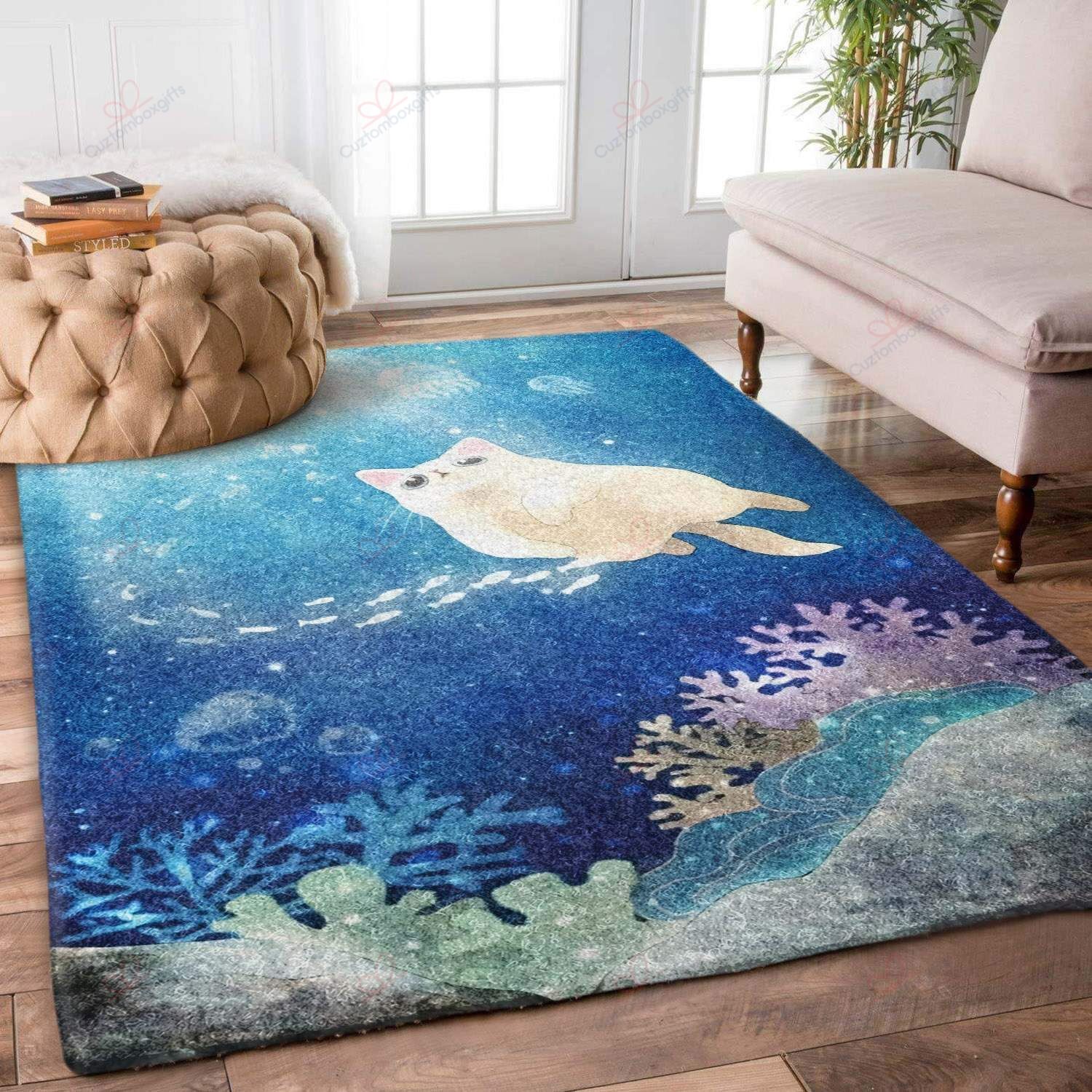 Diving Cat Rug Sport Decor Gift Floor Decor Living Room Carpet Rug Area Rug - 1f34fa755196 Diving Cat Rug Sport Decor Gift Floor Decor Living Room Carpet Rug Area Rug - 1f34fa755196