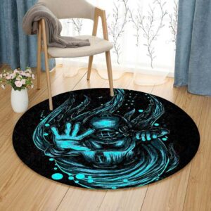Diving Round Carpet Floor Rug Living Room Bedroom Decor Round Area Rug Carpet