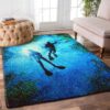Diving Rug Sport Decor Gift Floor Decor Living Room Carpet Rug Area Rug - a6c799699985