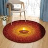 Diwali Round Carpet Floor Rug Living Room Bedroom Decor Round Area Rug Carpet