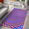 Dizzy Spiral Moving Optical Illusion Rug Sport Decor Gift Floor Decor Living Room Carpet Rug Area Rug - a06b5b30817f