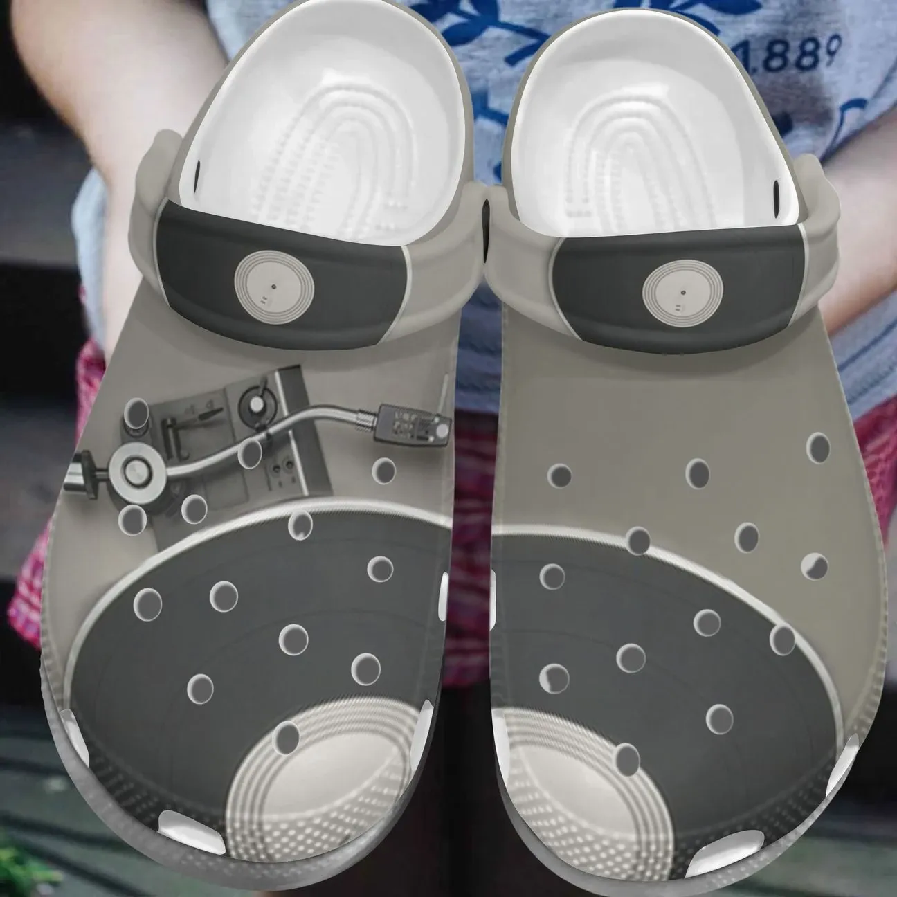 Dj Personalized Clog Custom Crocs Comfortablefashion Style Comfortable For Women Men Kid Print 3D Turntable Dj Personalized Clog Custom Crocs Comfortablefashion Style Comfortable For Women Men Kid Print 3D Turntable