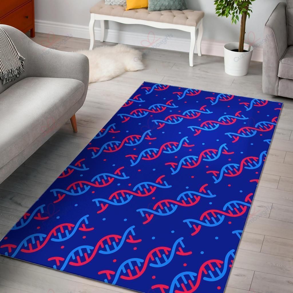 Dna Pattern Rug Sport Decor Gift Floor Decor Living Room Carpet Rug Area Rug - 51bfd97bae5d Dna Pattern Rug Sport Decor Gift Floor Decor Living Room Carpet Rug Area Rug - 51bfd97bae5d