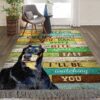 Doberman Ill Be Watching You Rug Sport Decor Gift Floor Decor Living Room Carpet Rug Area Rug - eb5e0852b12e