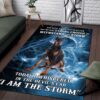Doberman Storm Rug Sport Decor Gift Floor Decor Living Room Carpet Rug Area Rug - a63e86f52e3e