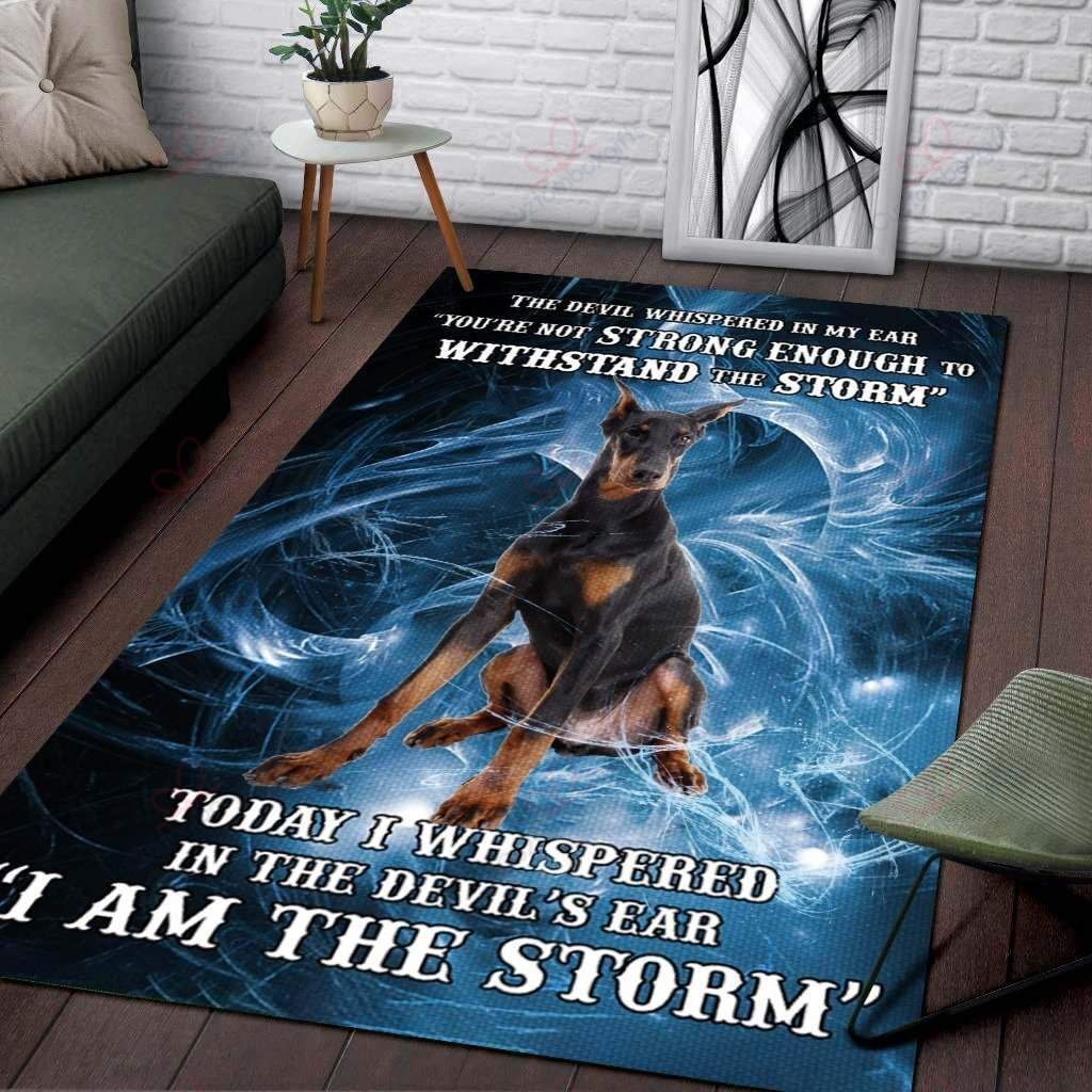 Doberman The Storm Rug Sport Decor Gift Floor Decor Living Room Carpet Rug Area Rug - 470c26466cb8 Doberman The Storm Rug Sport Decor Gift Floor Decor Living Room Carpet Rug Area Rug - 470c26466cb8
