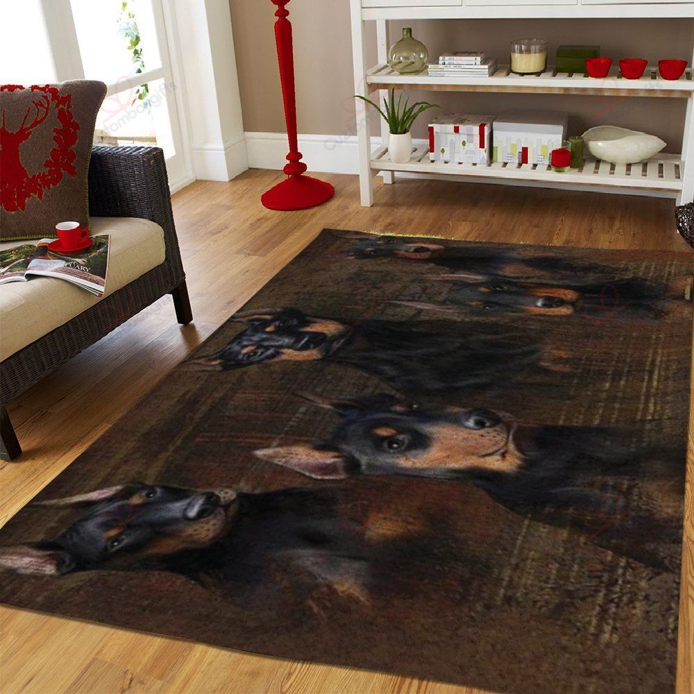 Dobermann Rug Sport Decor Gift Floor Decor Living Room Carpet Rug Area Rug - 86cabafd7415 Dobermann Rug Sport Decor Gift Floor Decor Living Room Carpet Rug Area Rug - 86cabafd7415