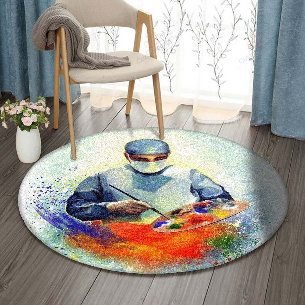 Doctor Round Carpet Floor Rug Living Room Bedroom Decor Round Area Rug Carpet Doctor Round Carpet Floor Rug Living Room Bedroom Decor Round Area Rug Carpet