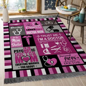 Doctor Mom Rug Sport Decor Gift Floor Decor Living Room Carpet Rug Area Rug - 13b072cf9a7a