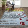 Dog 4 Rug Sport Decor Gift Floor Decor Living Room Carpet Rug Area Rug - 64d2220b02ee