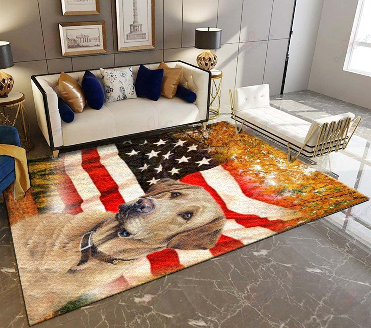 Dog American Autumn Rug Sport Decor Gift Floor Decor Living Room Carpet Rug Area Rug - 40b34f975f26 Dog American Autumn Rug Sport Decor Gift Floor Decor Living Room Carpet Rug Area Rug - 40b34f975f26