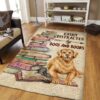 Dog And Book Rug Sport Decor Gift Floor Decor Living Room Carpet Rug Area Rug - 177590066ed5