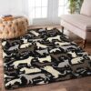 Dog And Cat Pattern Rug Sport Decor Gift Floor Decor Living Room Carpet Rug Area Rug - 2370630e5e5e