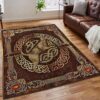 Dog And Celtic Amazing Rug Sport Decor Gift Floor Decor Living Room Carpet Rug Area Rug - 8d0745b1fcfd