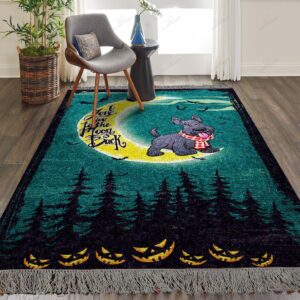 Dog And Moon 10 Rug Sport Decor Gift Floor Decor Living Room Carpet Rug Area Rug - 2e49fe0e7a1c