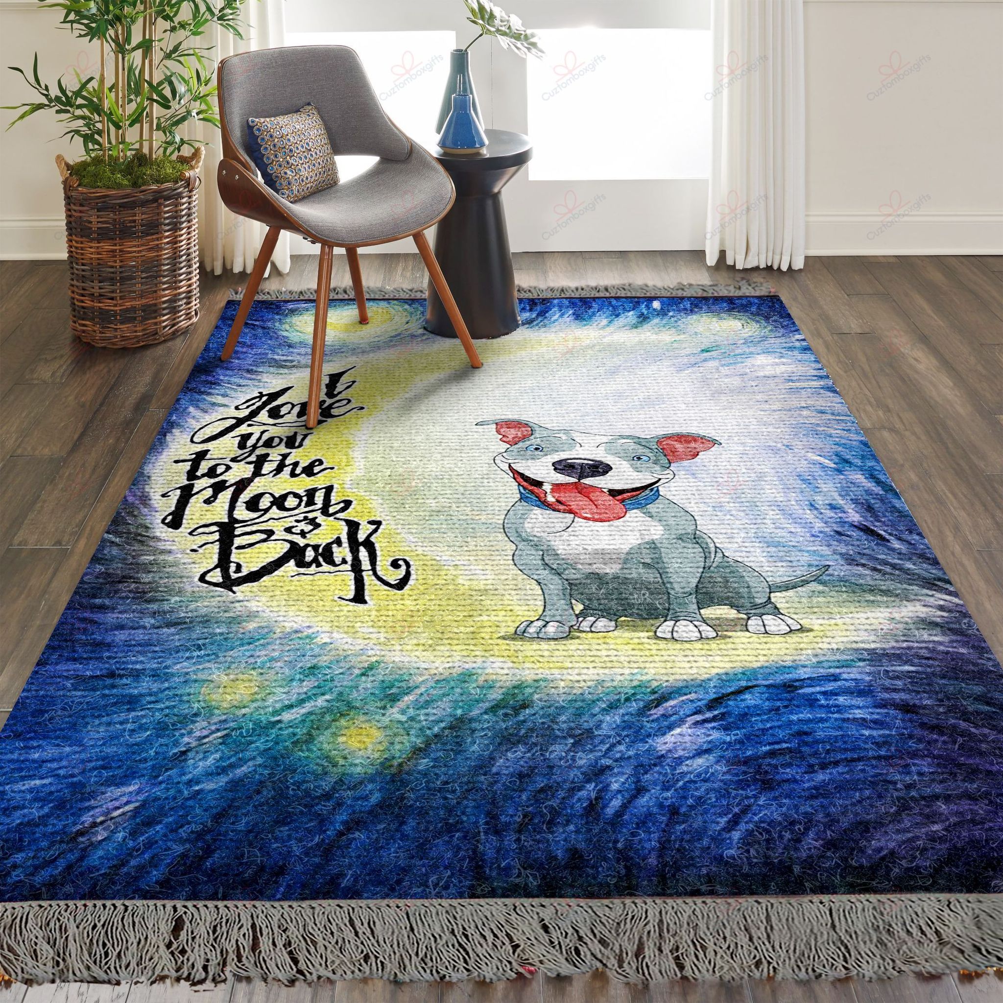 Dog And Moon 13 Rug Sport Decor Gift Floor Decor Living Room Carpet Rug Area Rug - 285ecc9a9e46 Dog And Moon 13 Rug Sport Decor Gift Floor Decor Living Room Carpet Rug Area Rug - 285ecc9a9e46