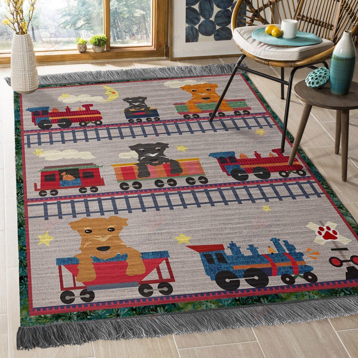 Dog And Train Rug Sport Decor Gift Floor Decor Living Room Carpet Rug Area Rug - bed32b87acbc Dog And Train Rug Sport Decor Gift Floor Decor Living Room Carpet Rug Area Rug - bed32b87acbc