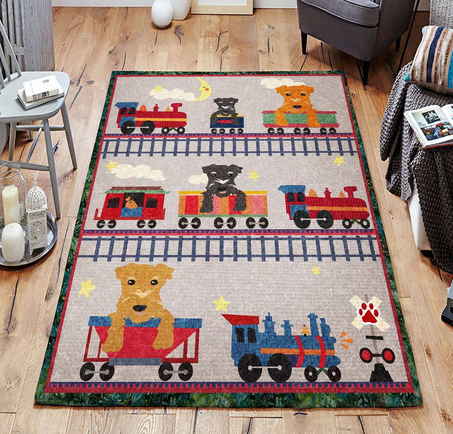 Dog And Train Rug Sport Decor Gift Floor Decor Living Room Carpet Rug Area Rug - 8fc9e8ebbd69 Dog And Train Rug Sport Decor Gift Floor Decor Living Room Carpet Rug Area Rug - 8fc9e8ebbd69