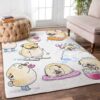 Dog Art Playing Rug Sport Decor Gift Floor Decor Living Room Carpet Rug Area Rug - 2ff417115b9b