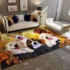 Dog Autumn Rug Sport Decor Gift Floor Decor Living Room Carpet Rug Area Rug - 261a00b094a8