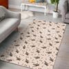 Dog Basset Hound Pattern Rug Sport Decor Gift Floor Decor Living Room Carpet Rug Area Rug - 77ecaaa02bb4